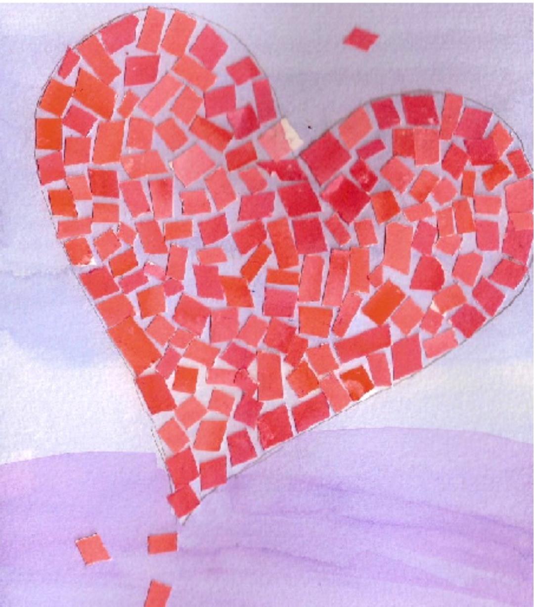 Heart Mosaic Workshop March 19th at 6:30pm with Shannon Hummel